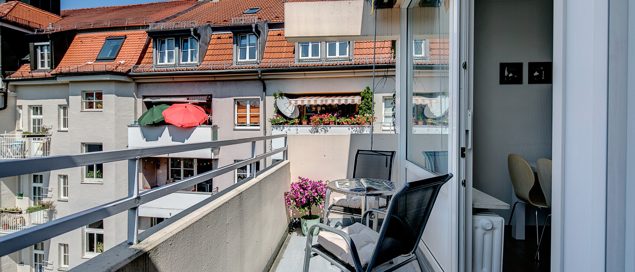 квартира München Ludwigsvorstadt 01 балкон 7070