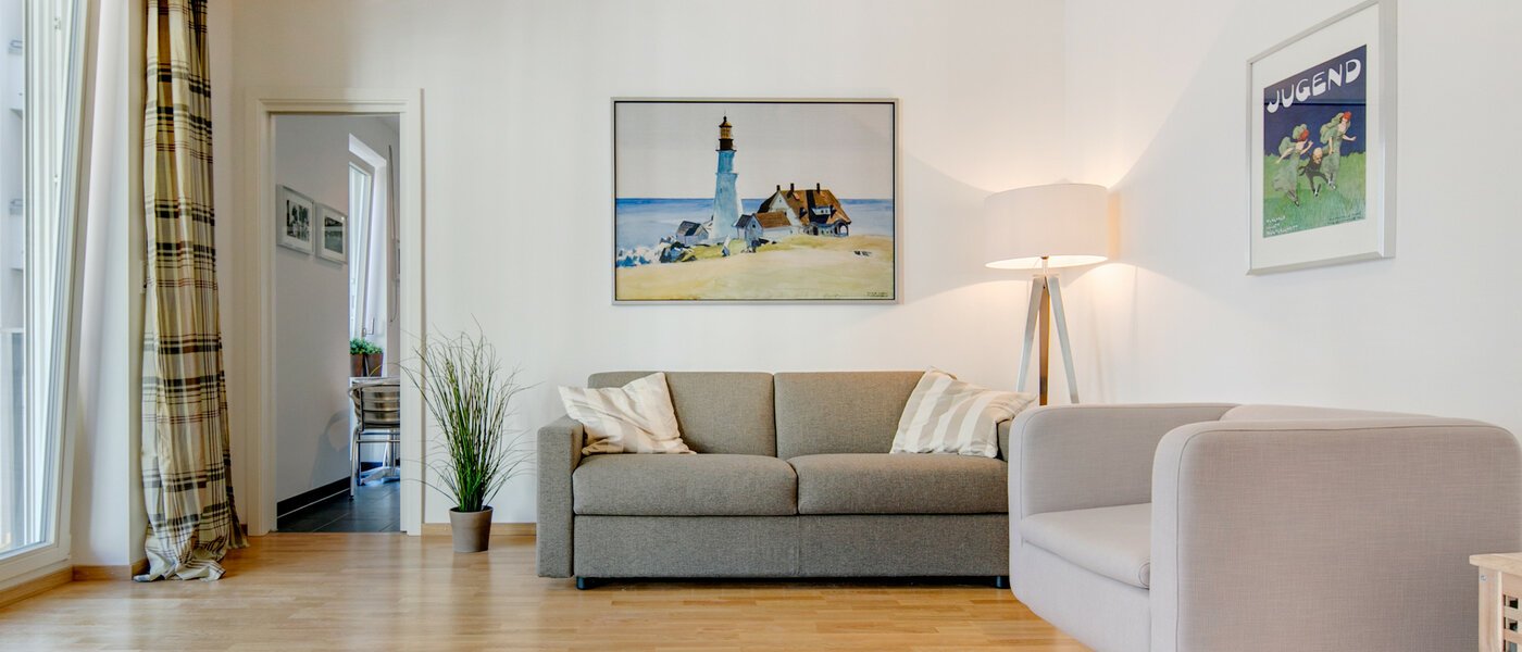 квартира München Maxvorstadt 02 гостиная 7104