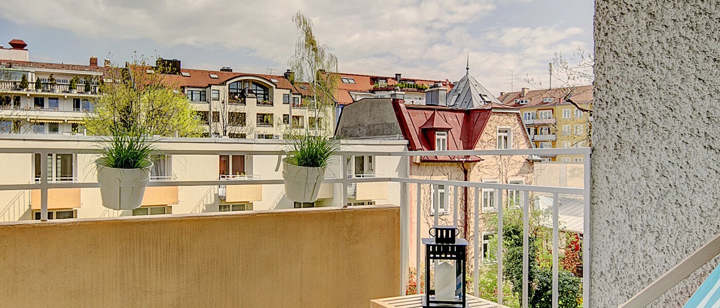 квартира München Schwabing-West (rund um den Hohenzollernplatz) 01 балкон 711