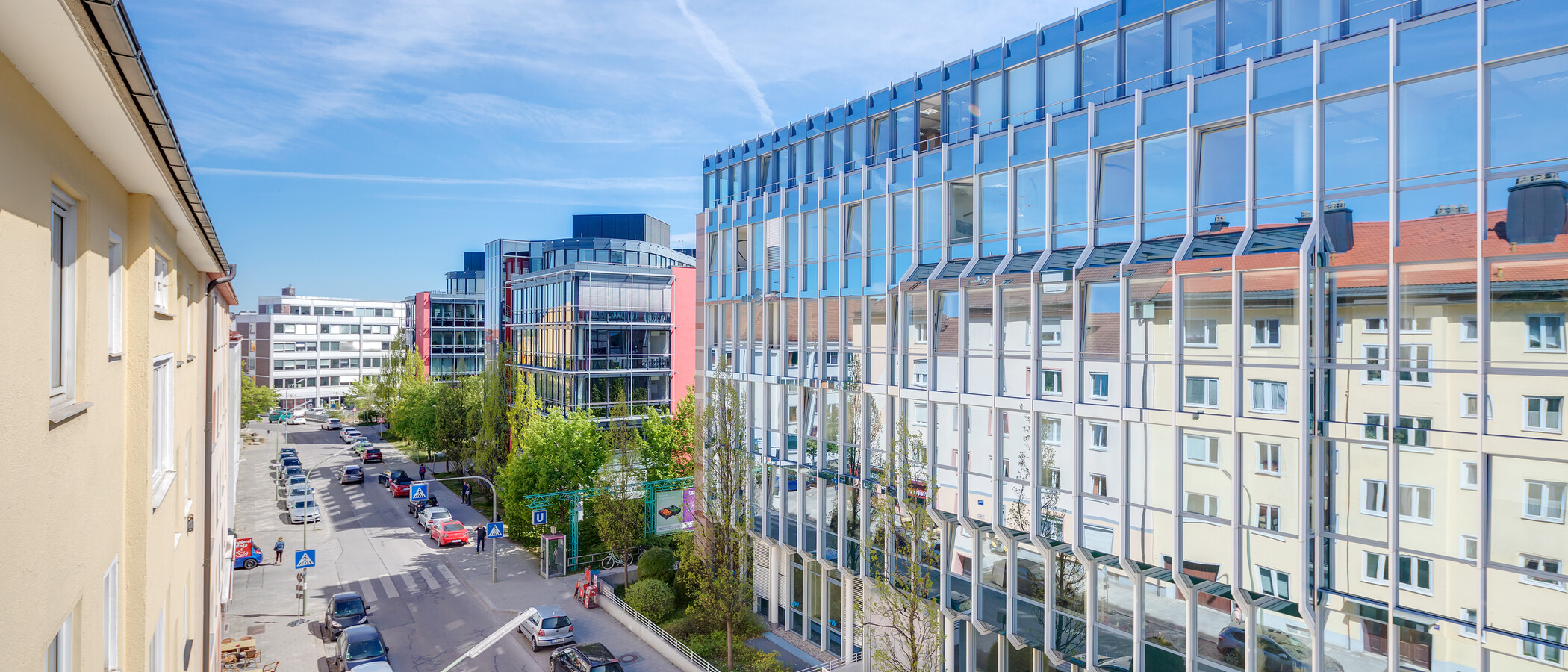 квартира München Obersendling 01 вид из окна 7113