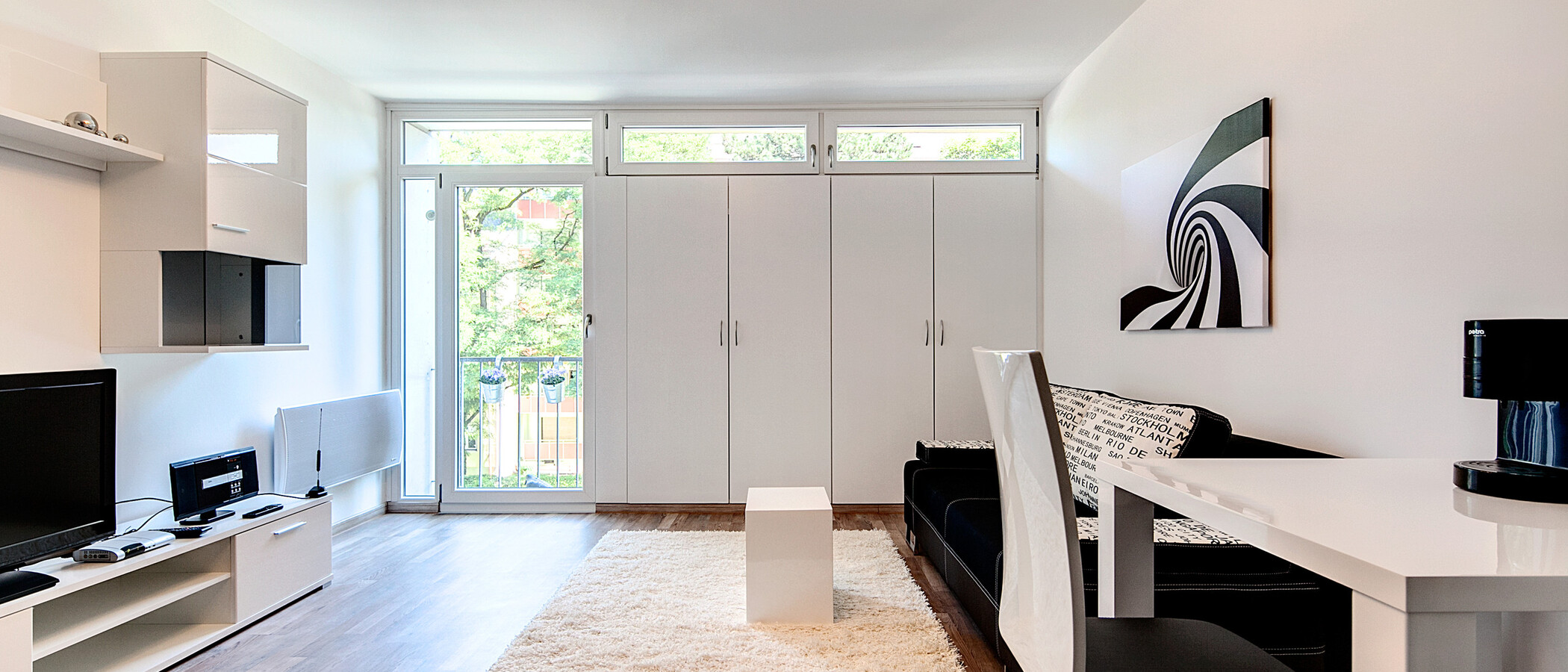 квартира München Ramersdorf 01 гостиная 7118