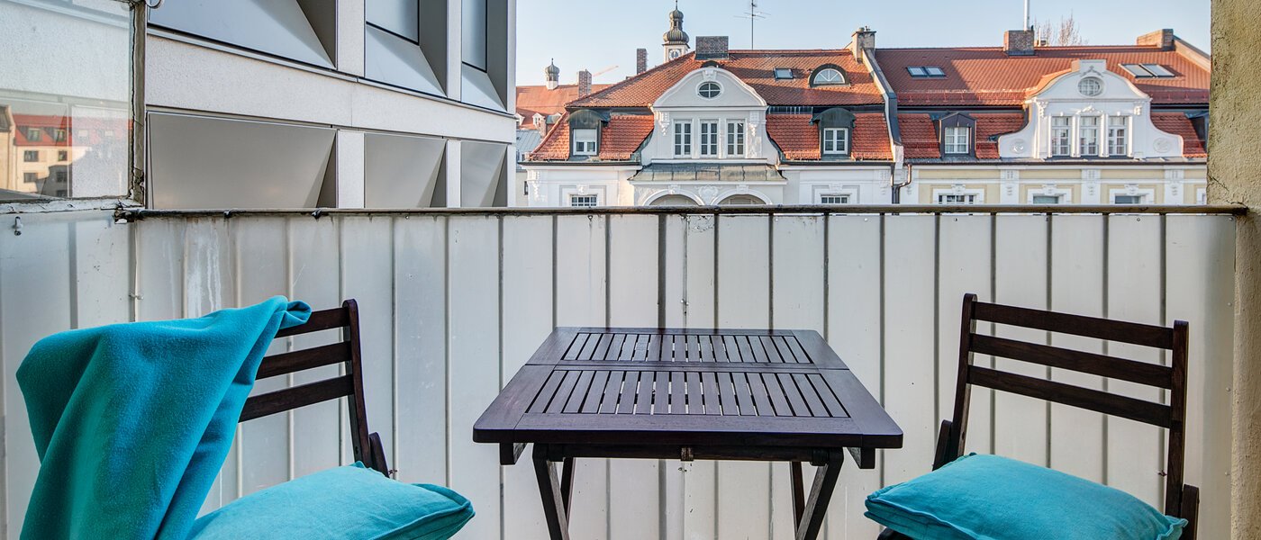 квартира München Gärtnerplatzviertel 01 балкон 7140