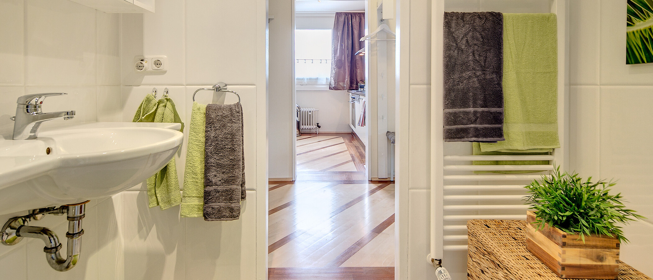 квартира München Arabellapark 03 ванная комната 7141