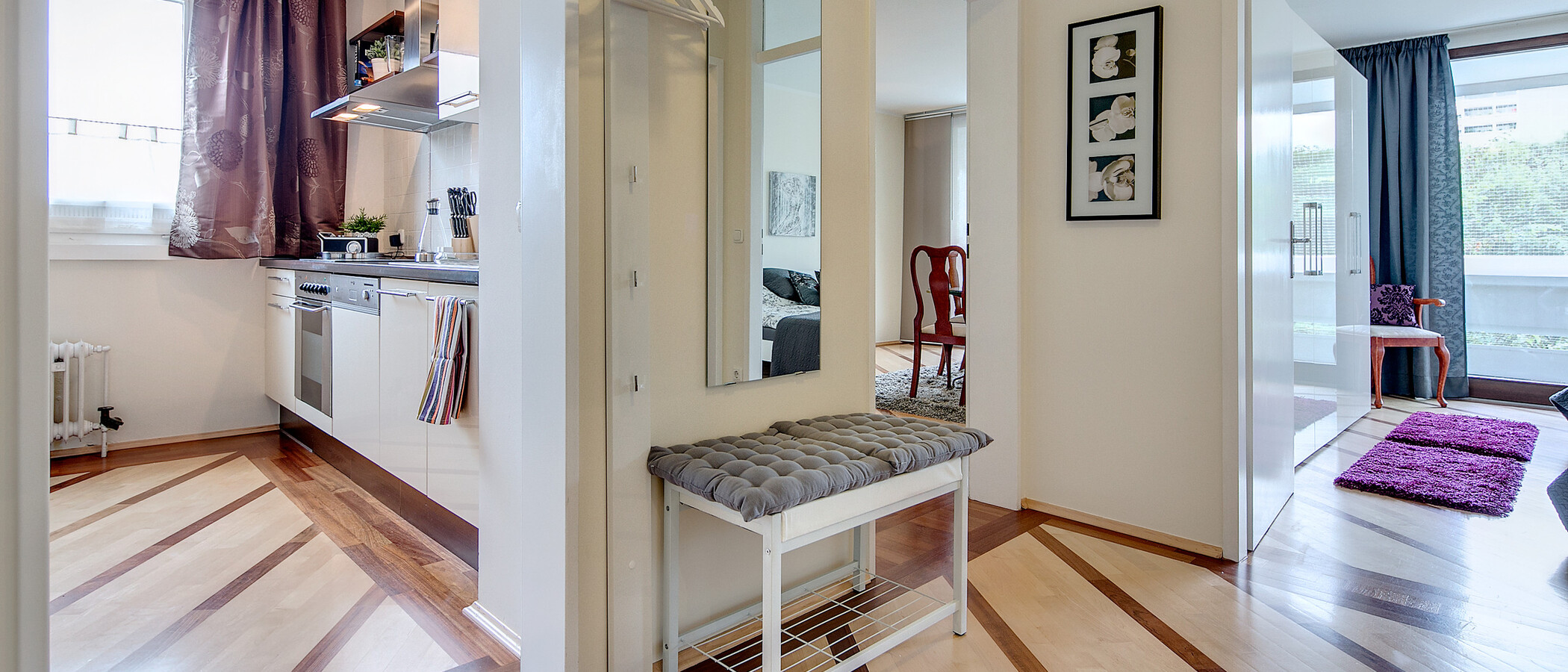 квартира München Arabellapark 01 коридор 7141