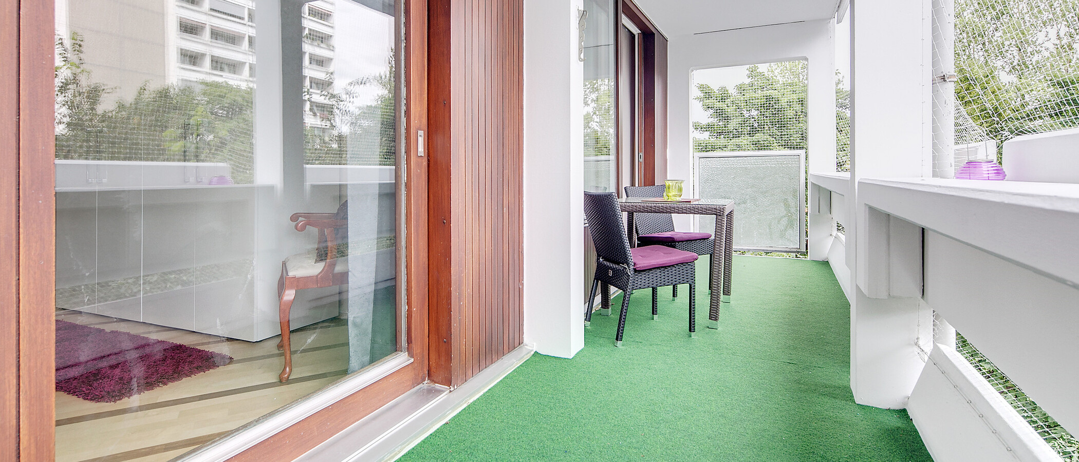 квартира München Arabellapark 02 балкон 7141