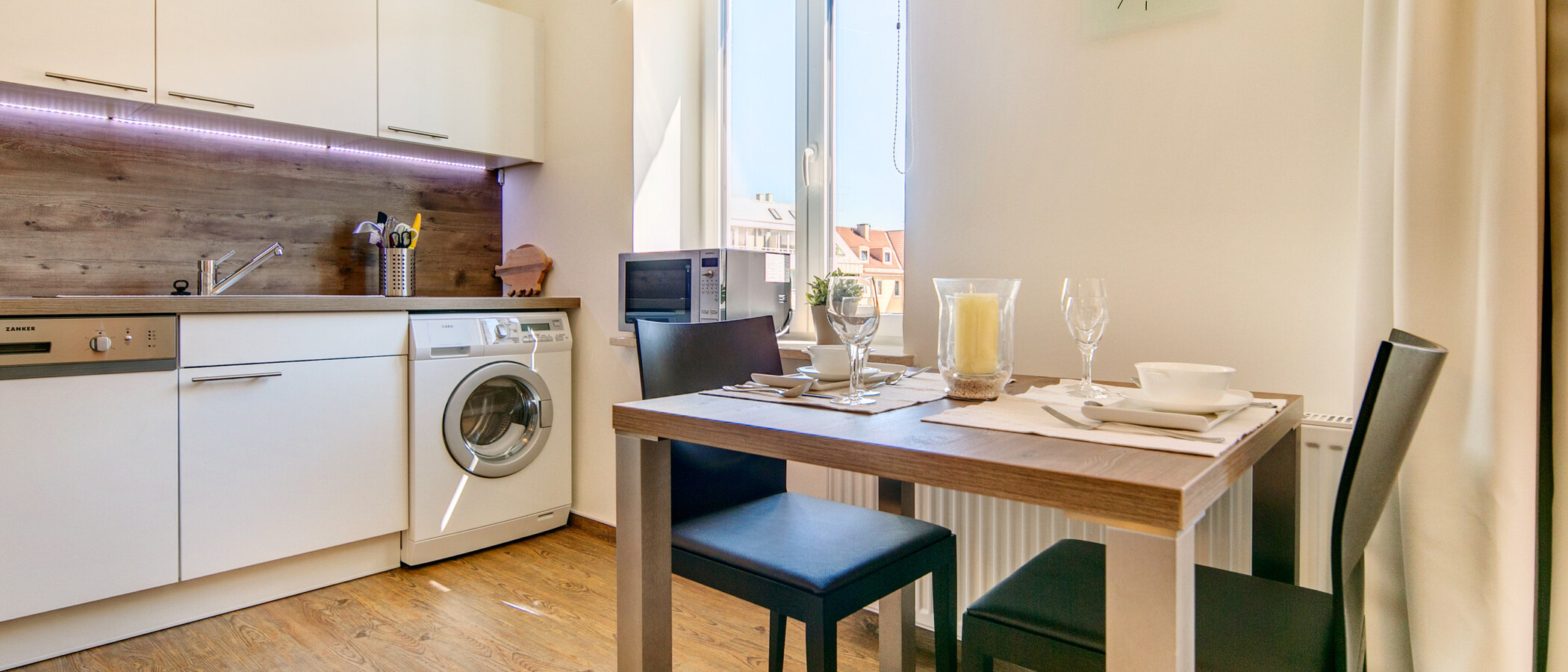 квартира München Isarvorstadt 02 кухня 7155