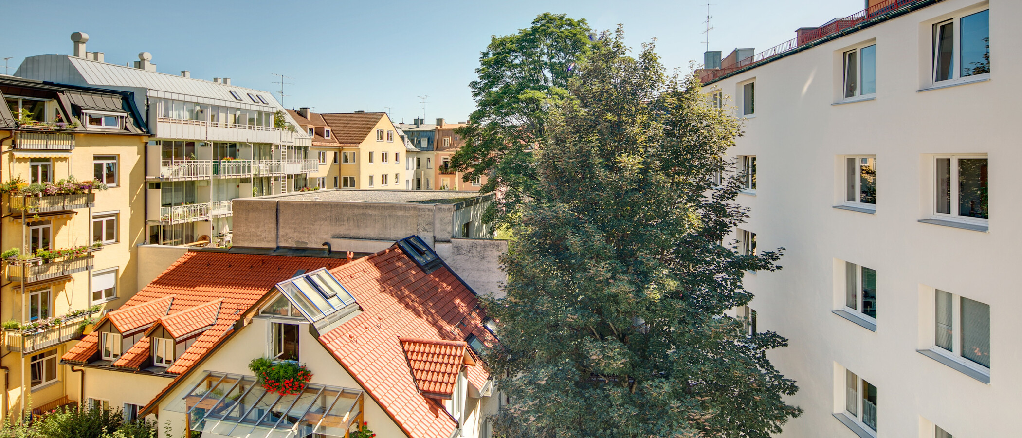 квартира München Isarvorstadt 02 вид из окна 7155