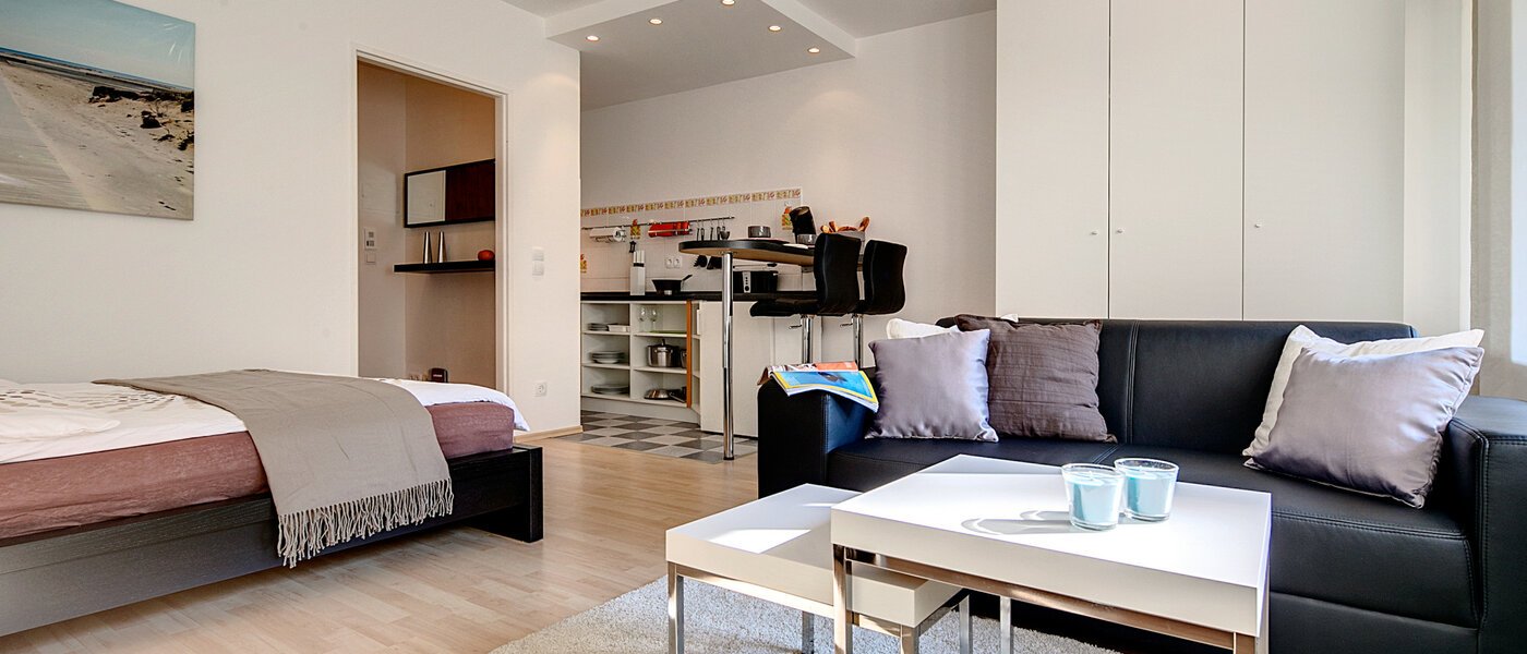 квартира München Neuhausen 03 гостиная 7179