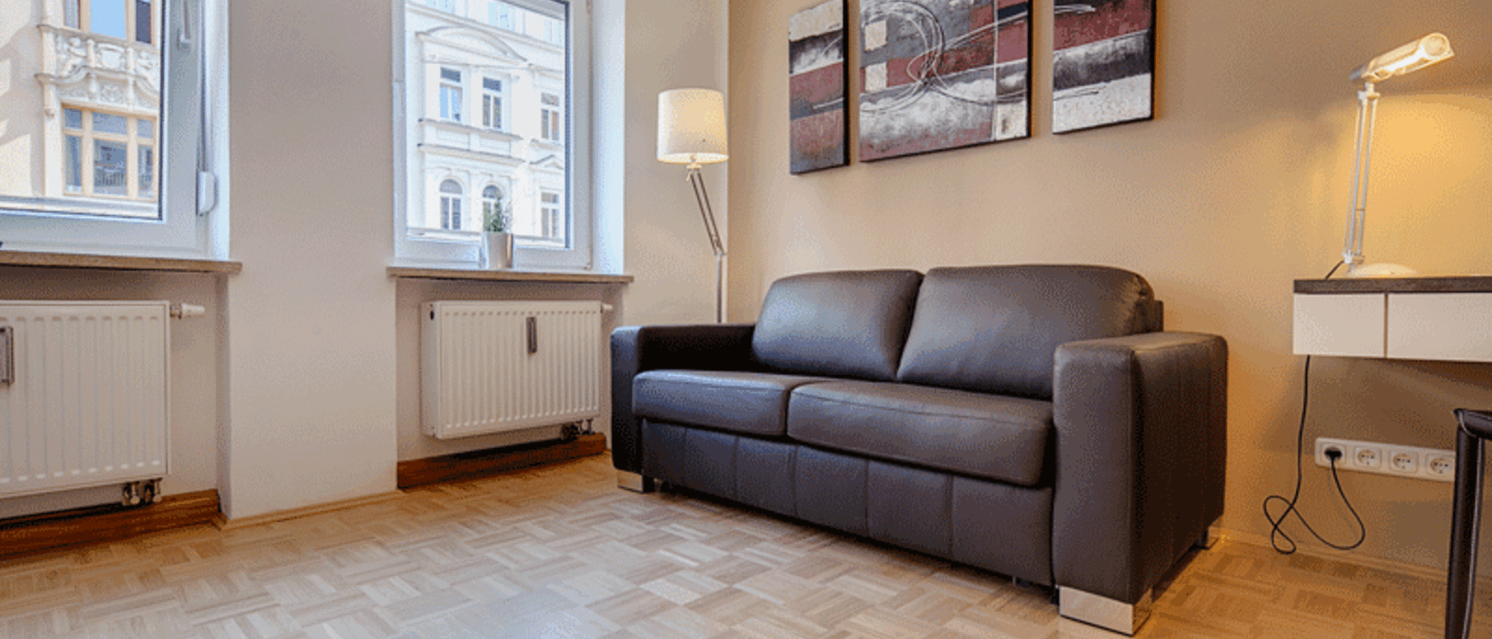 квартира München Maxvorstadt - Westen 05 гостиная 7187