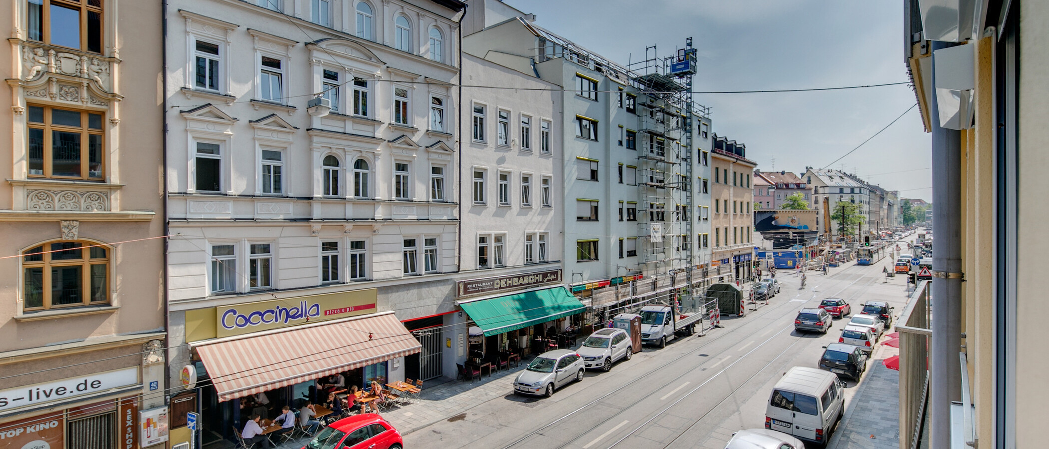 квартира München Maxvorstadt - Westen 02 вид из окна 7187