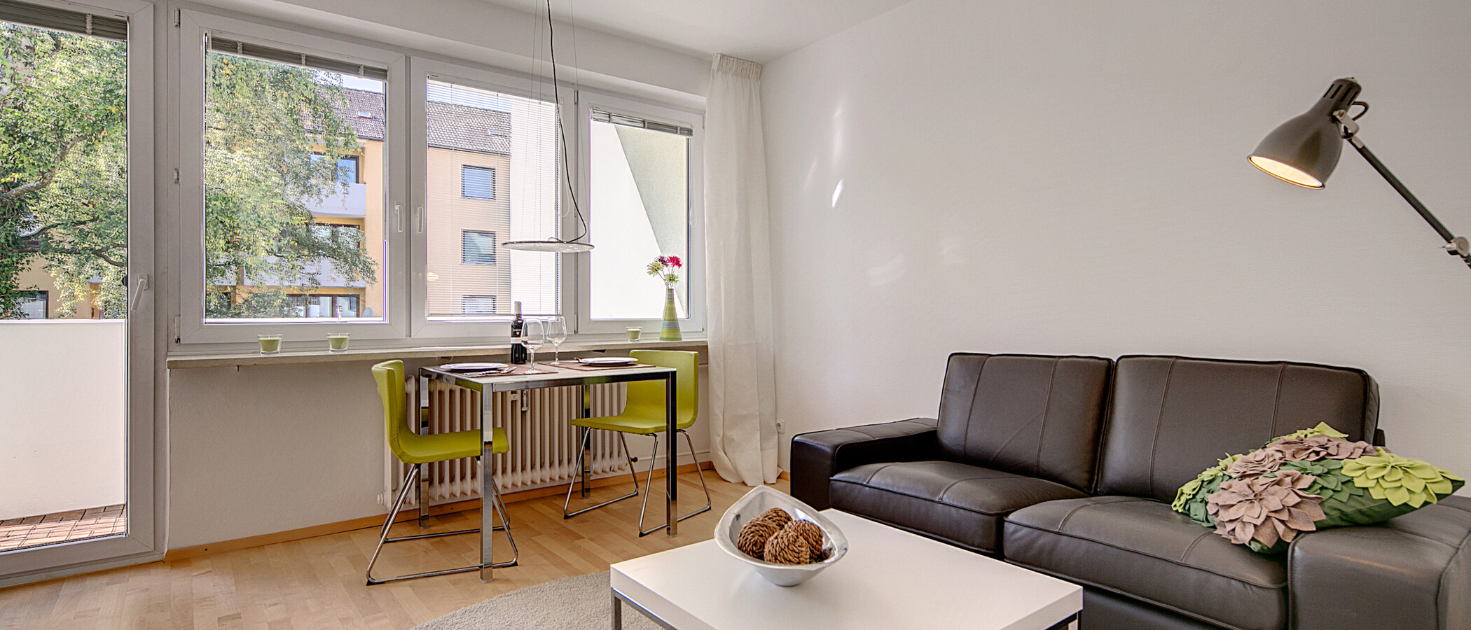 квартира München Obergiesing 01 гостиная 7213