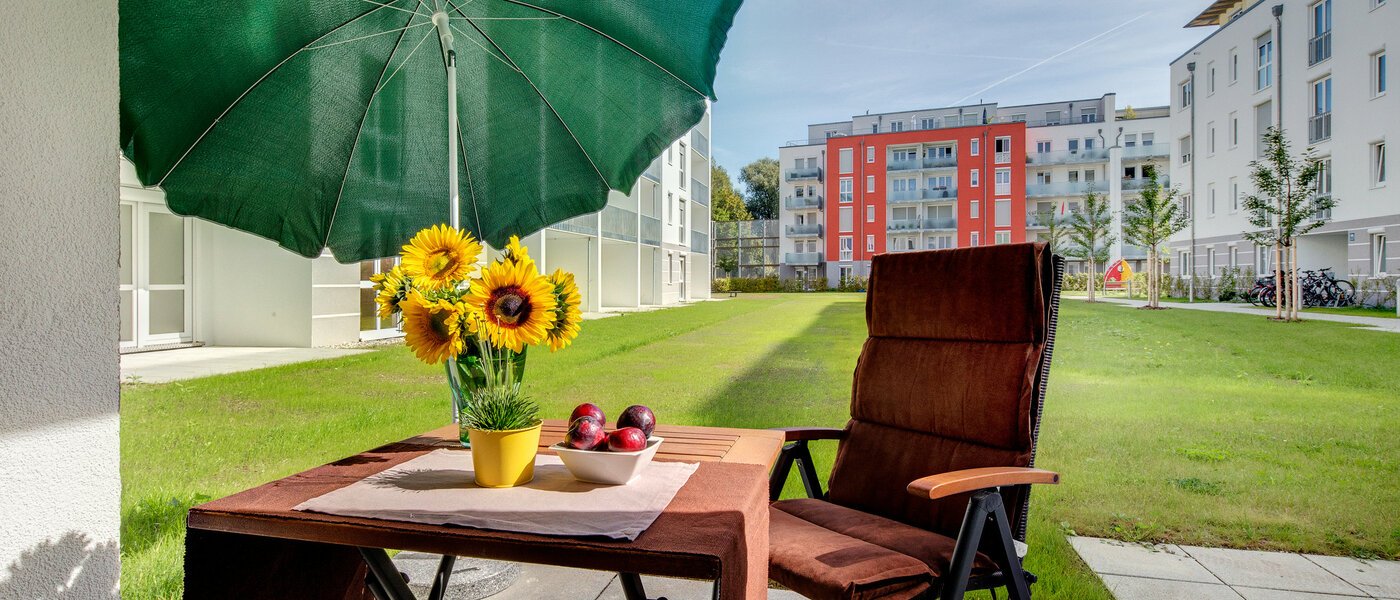 квартира München Johanneskirchen 01 терраса 7218