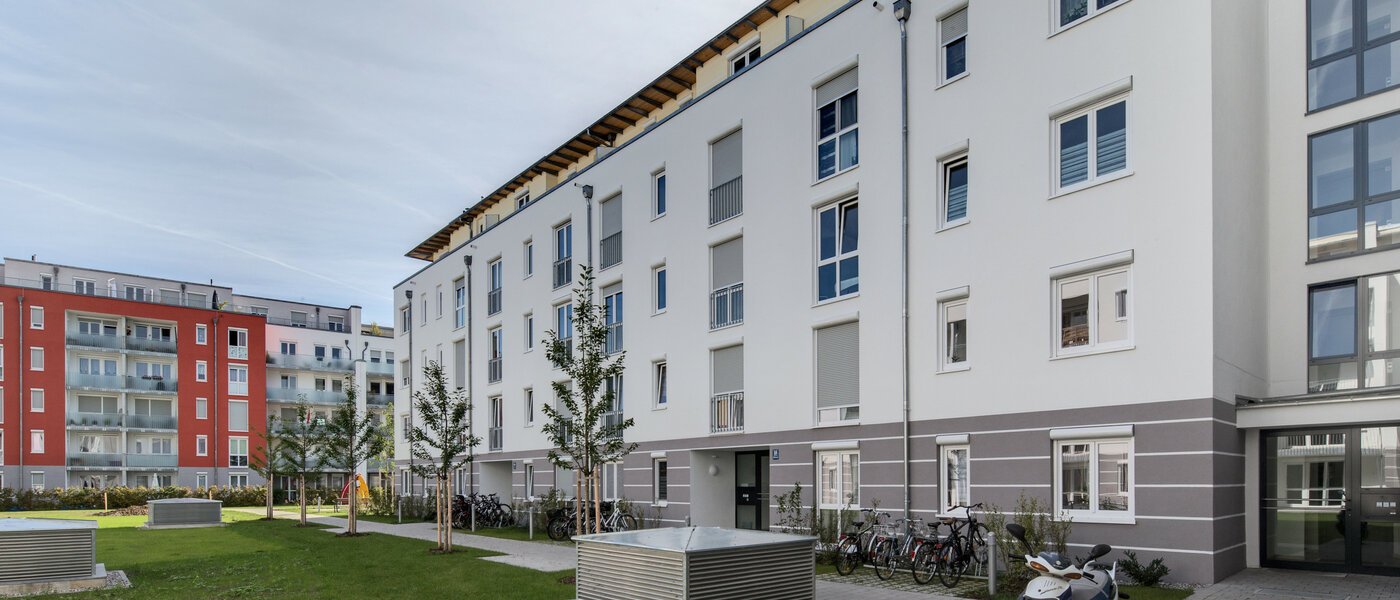 квартира München Johanneskirchen 03 вид из окна 7218