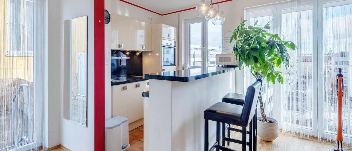 мансардная квартира München Schwabing-West 01 кухня 7226