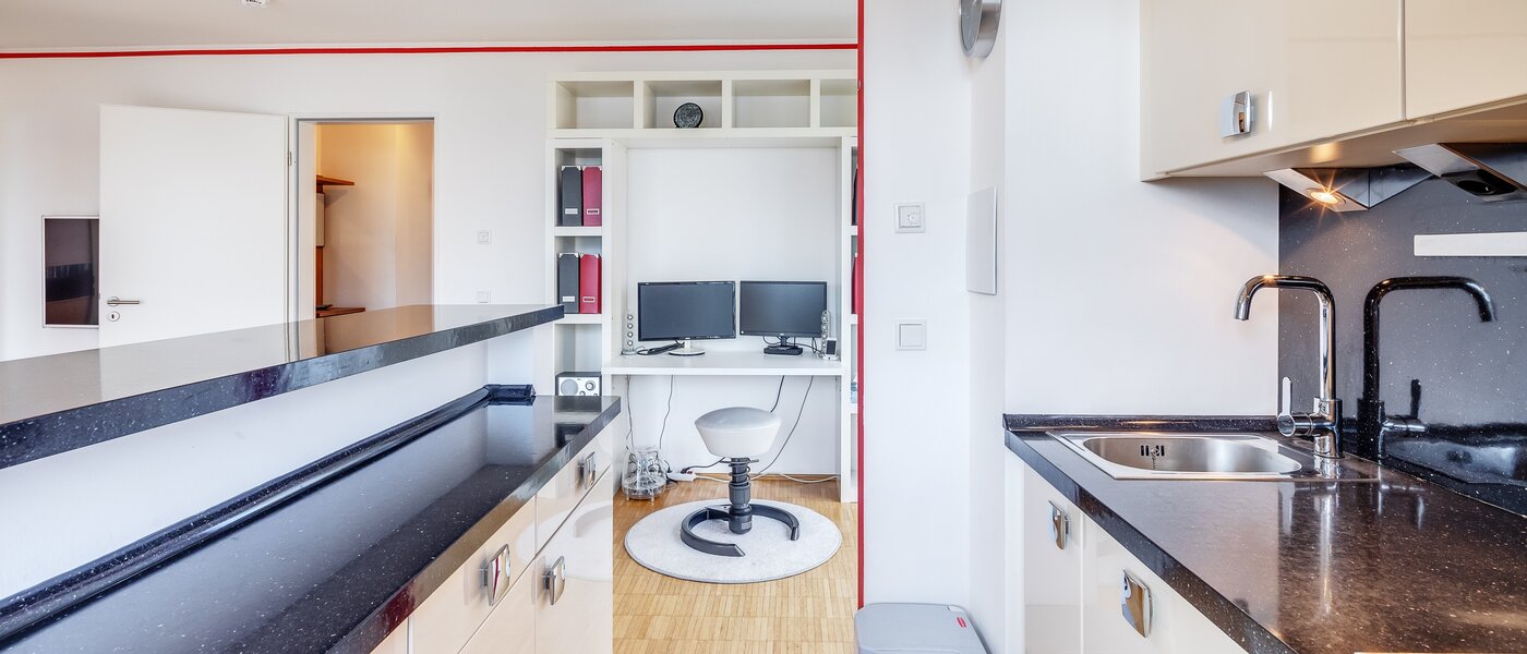 мансардная квартира München Schwabing-West 04 кухня 7226