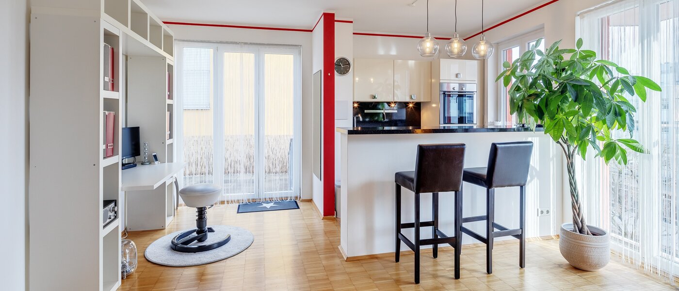 мансардная квартира München Schwabing-West 04 жилое пространство 7226