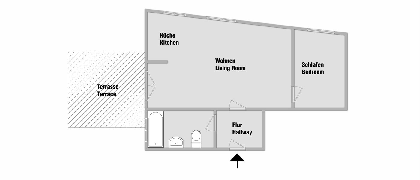 мансардная квартира München Schwabing-West 01 план этажа 7226