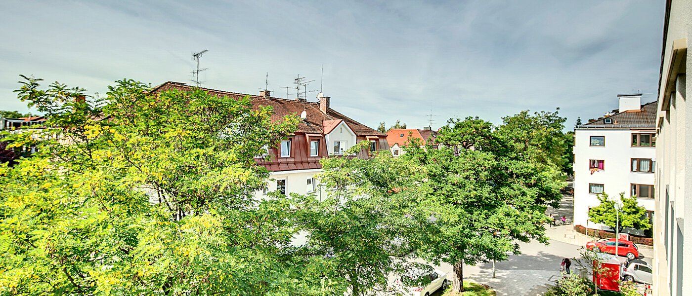 квартира München Moosach 04 вид из окна 7228