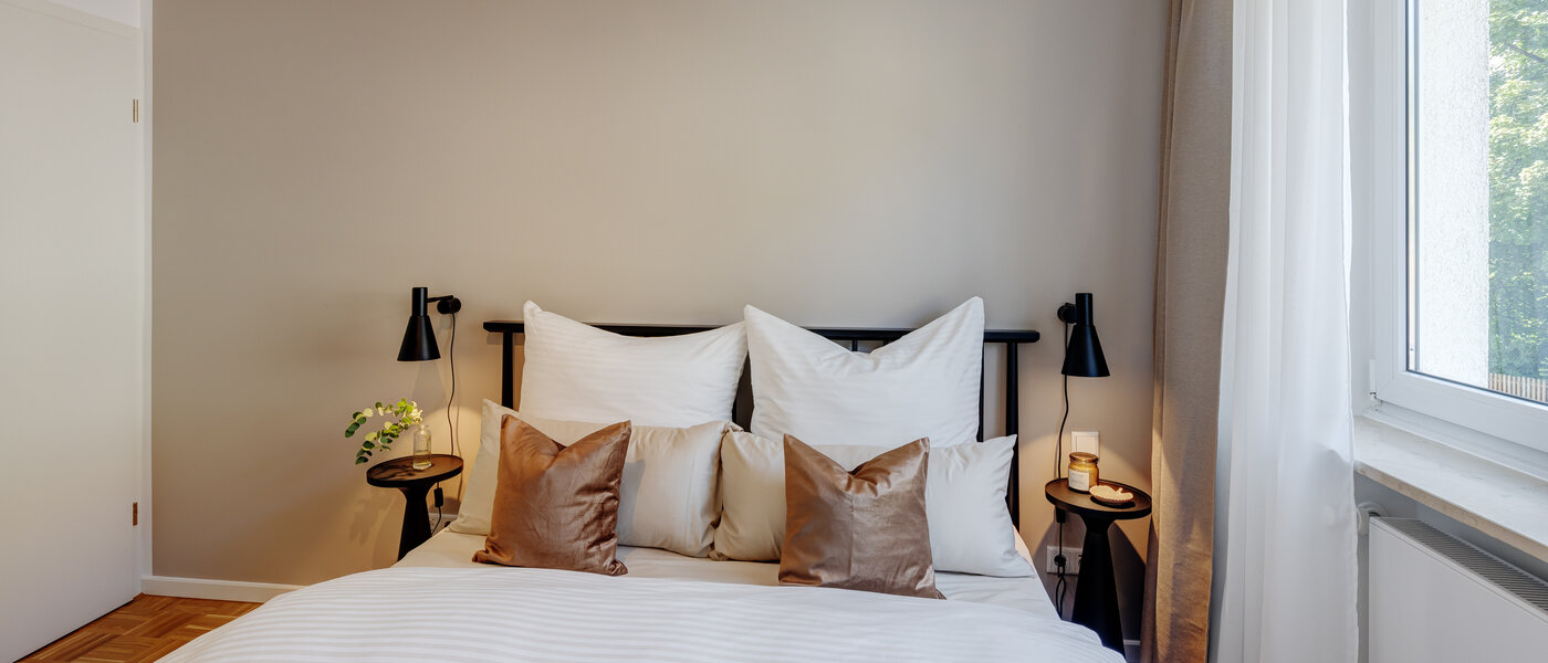 квартира München Milbertshofen 02 спальная комната 7233