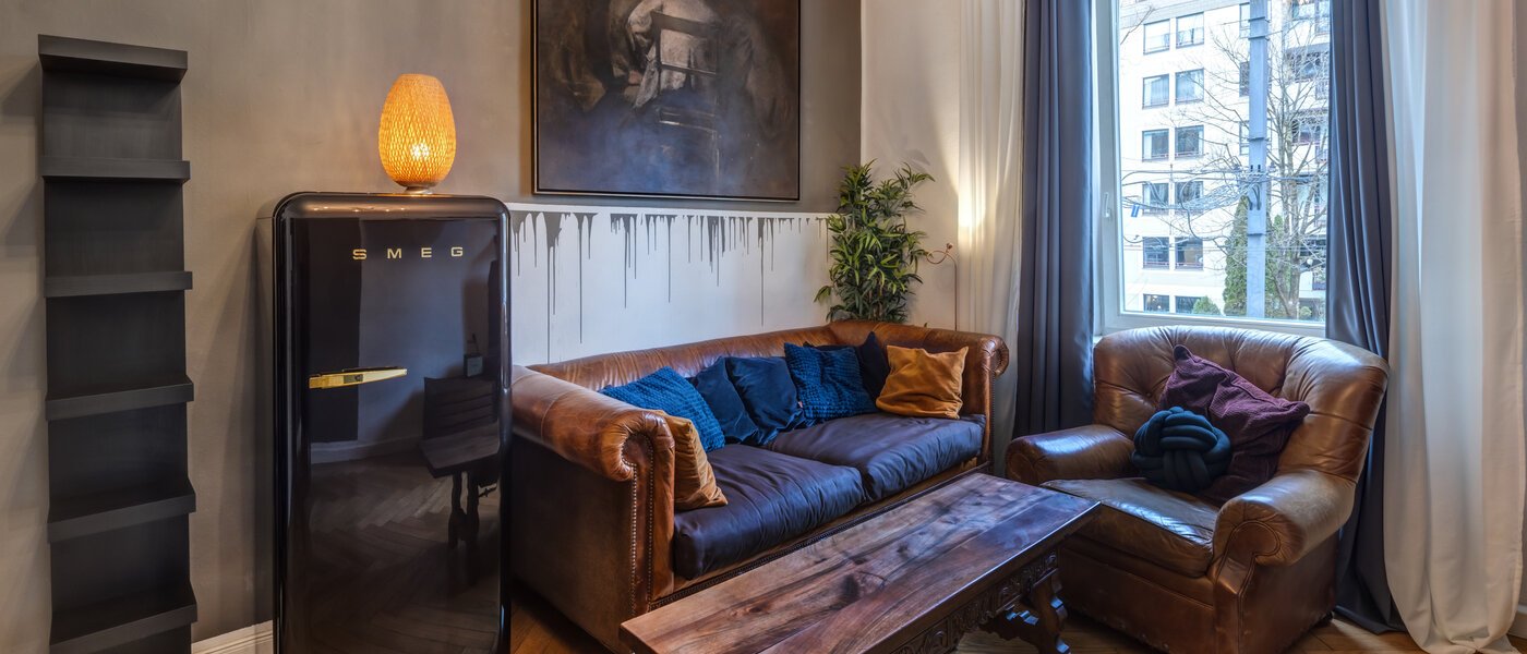 квартира München Haidhausen 02 гостиная 7311