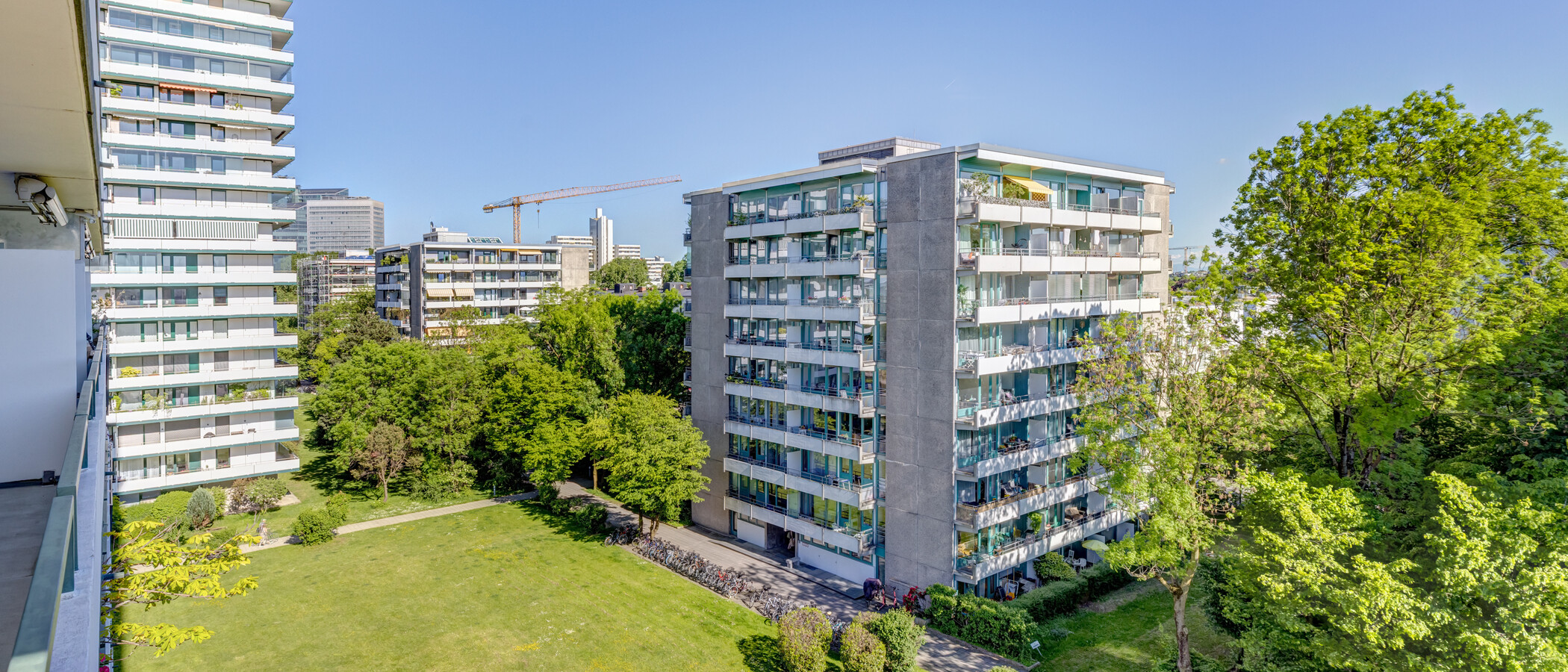 квартира München Schwabing-West 01 вид из окна 7349