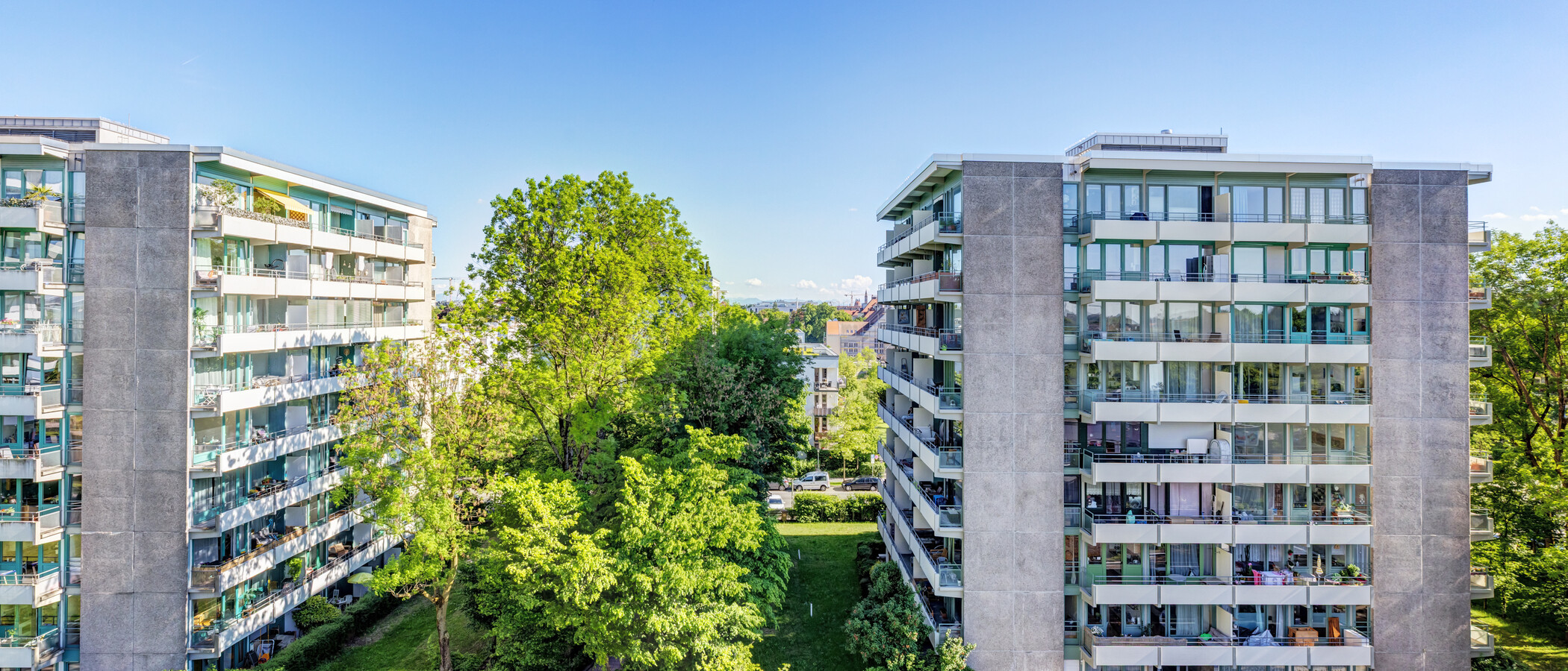 квартира München Schwabing-West 02 вид из окна 7349