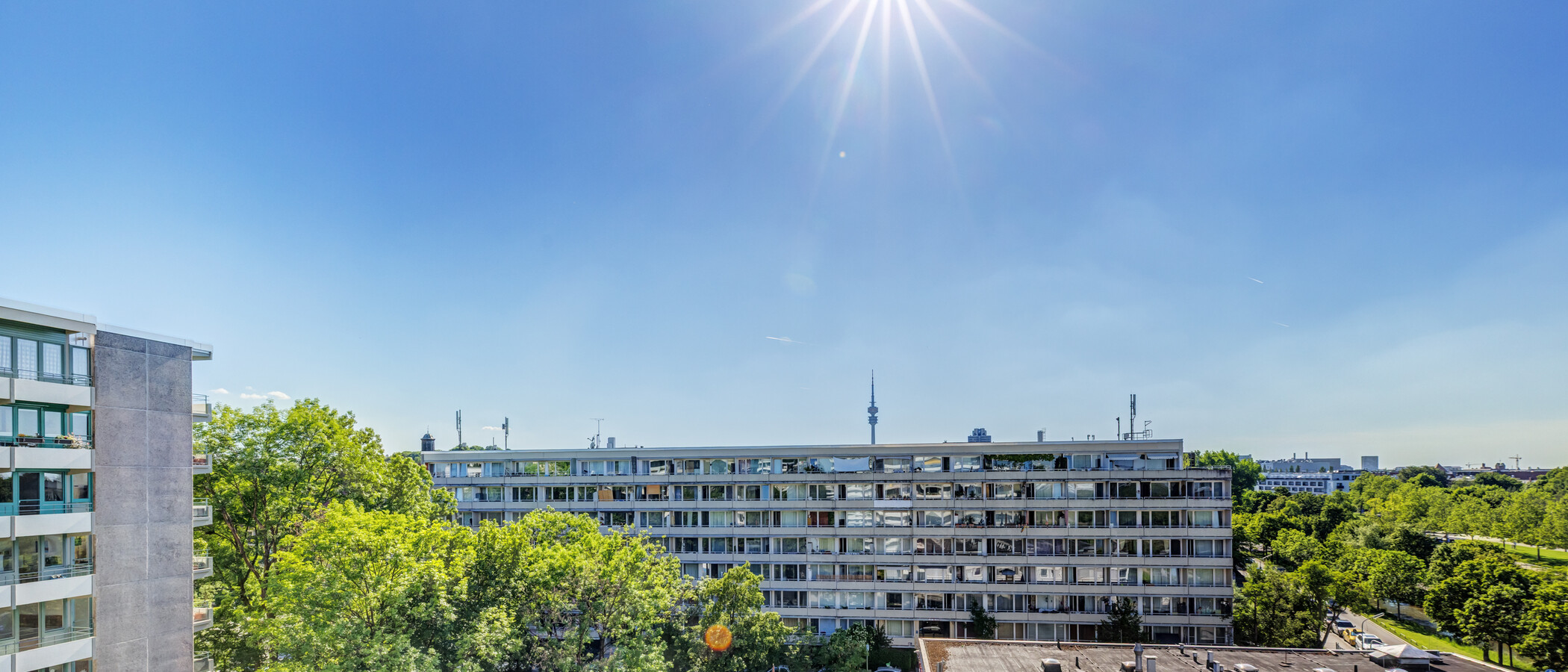 квартира München Schwabing-West 03 вид из окна 7349