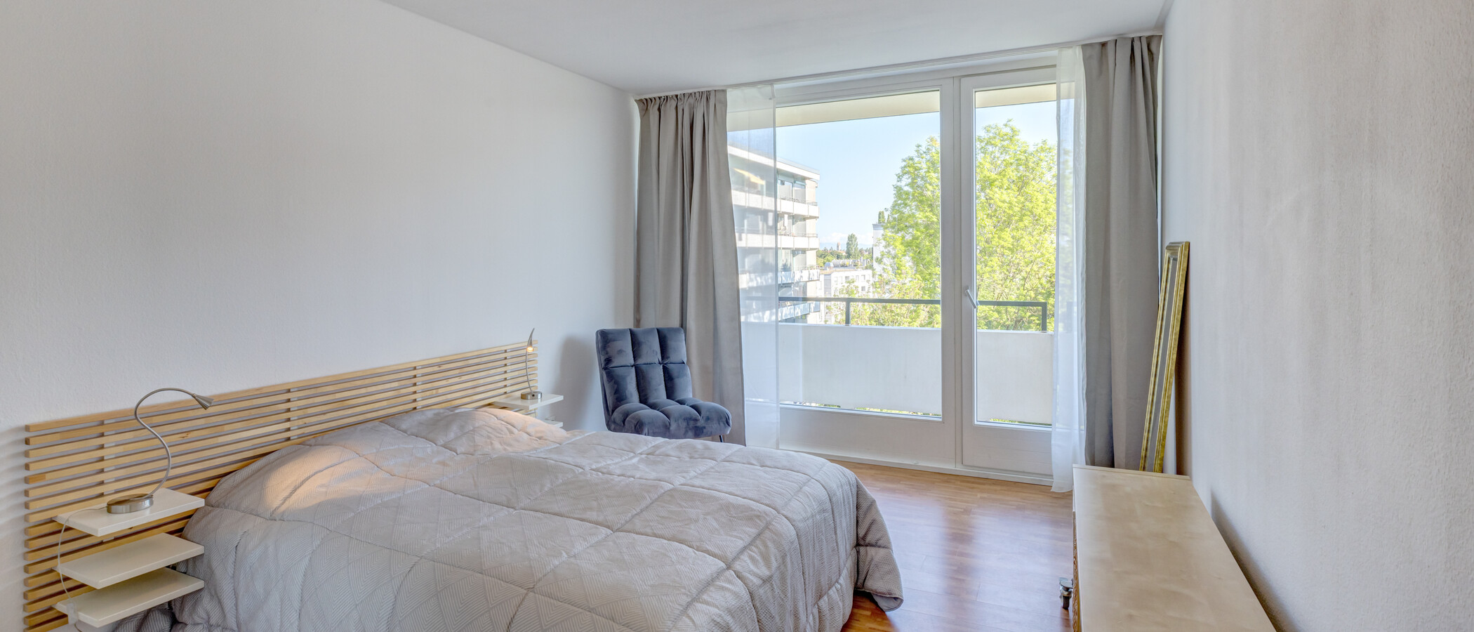 квартира München Schwabing-West 01 спальная комната 7349