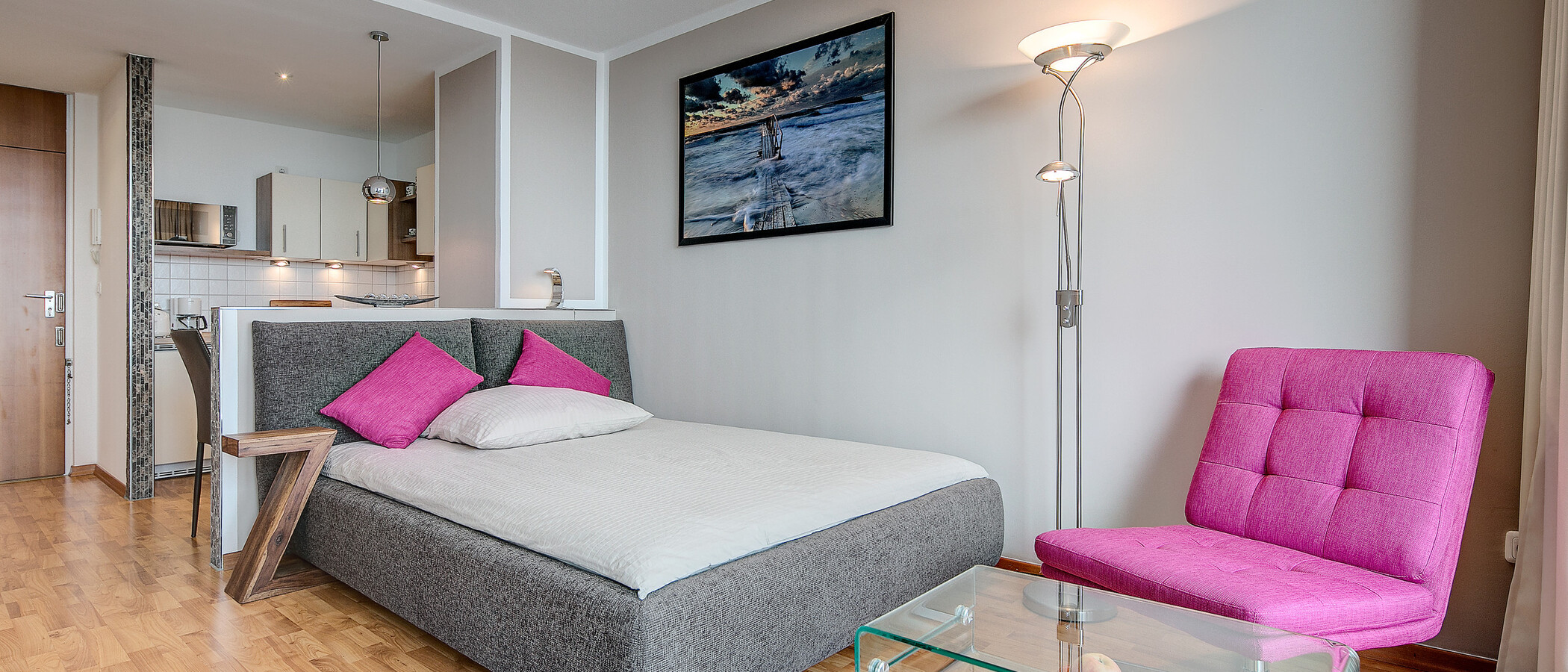 квартира München Johanneskirchen 04 гостиная 7350