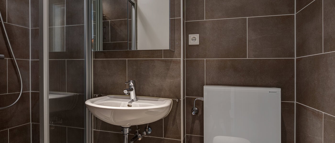 квартира München Olympiazentrum 01 ванная комната 7356