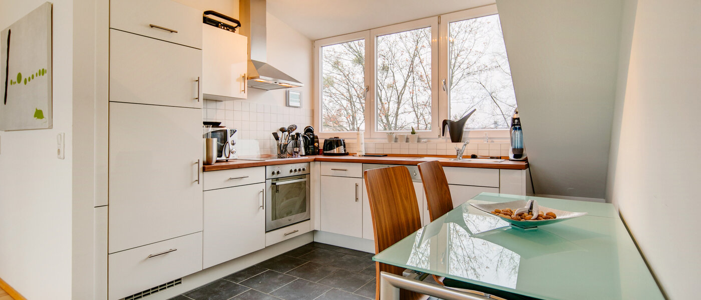 мансардная квартира München Untermenzing 01 кухня 7372