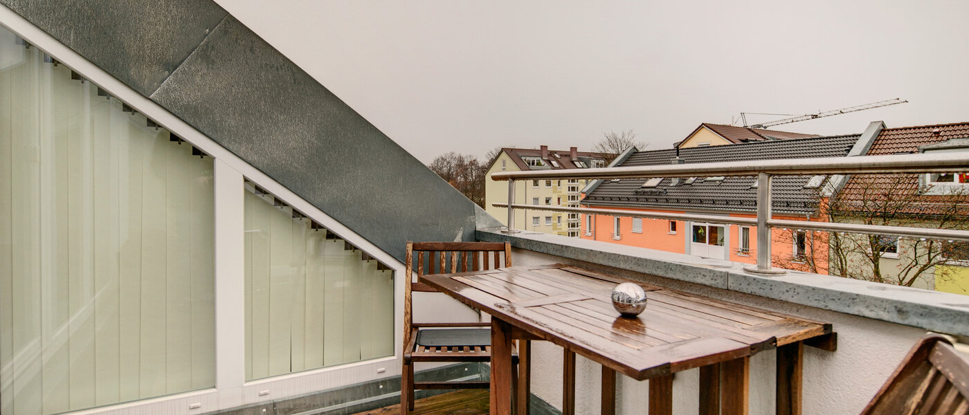 мансардная квартира München Untermenzing 01 терраса 7372