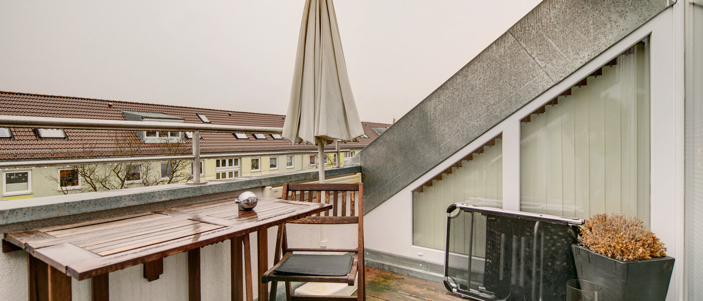 мансардная квартира München Untermenzing 02 терраса 7372