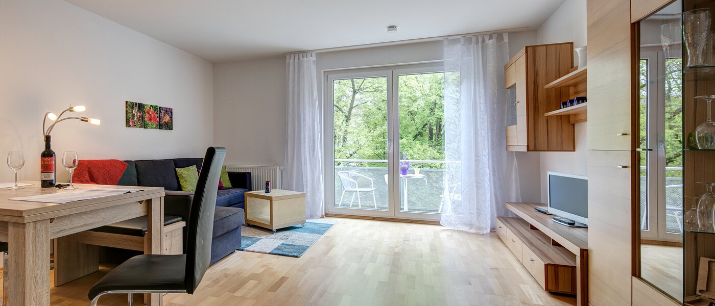 квартира München Untermenzing 04 гостиная 7394