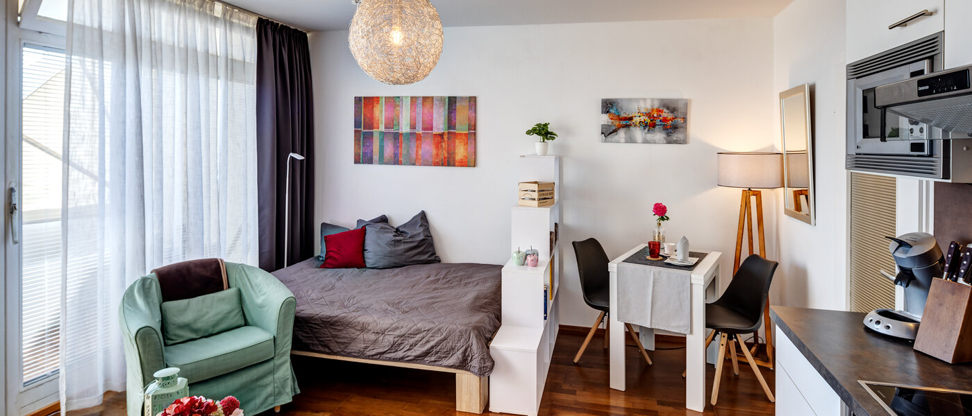 квартира München Moosach 01 жилое пространство 7399