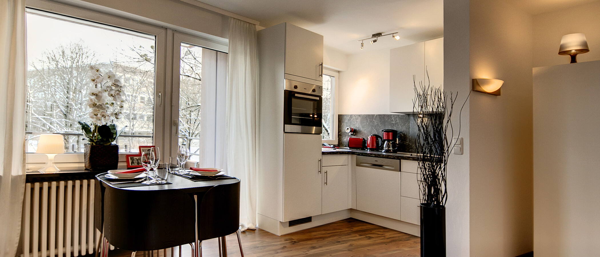 квартира München Neuhausen 03 гостиная 7421