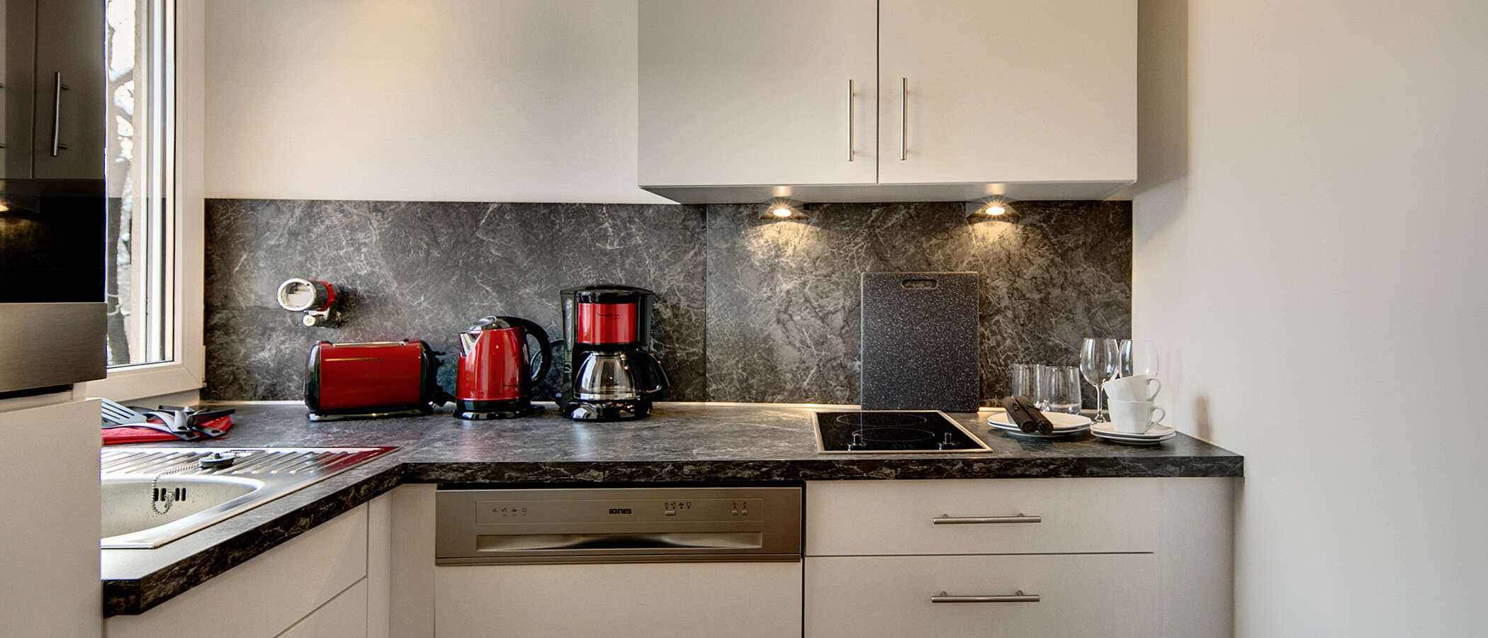квартира München Neuhausen 04 кухня 7421