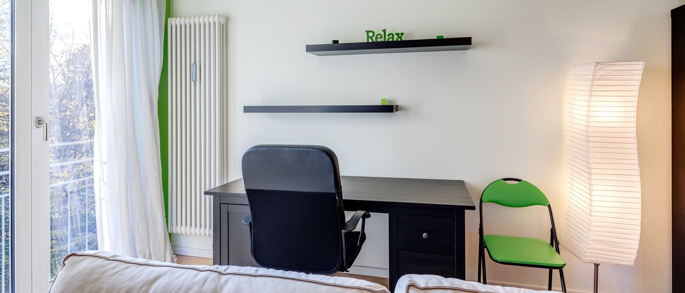 двухэтажная квартира München Fasanerie 02 гостиная 7475