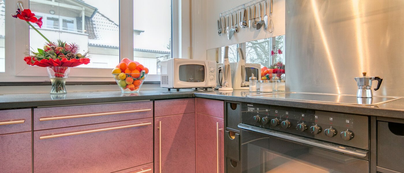 двухэтажная квартира München Fasanerie 02 кухня 7475