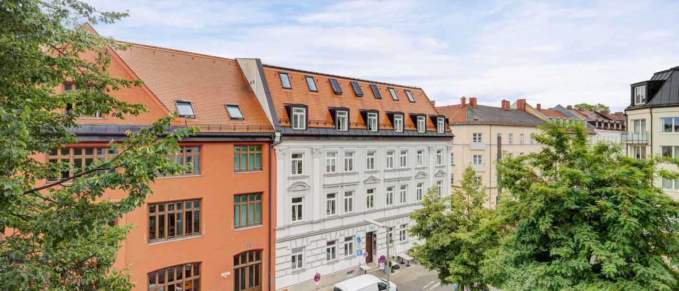 квартира München Haidhausen 01 вид из окна 7485