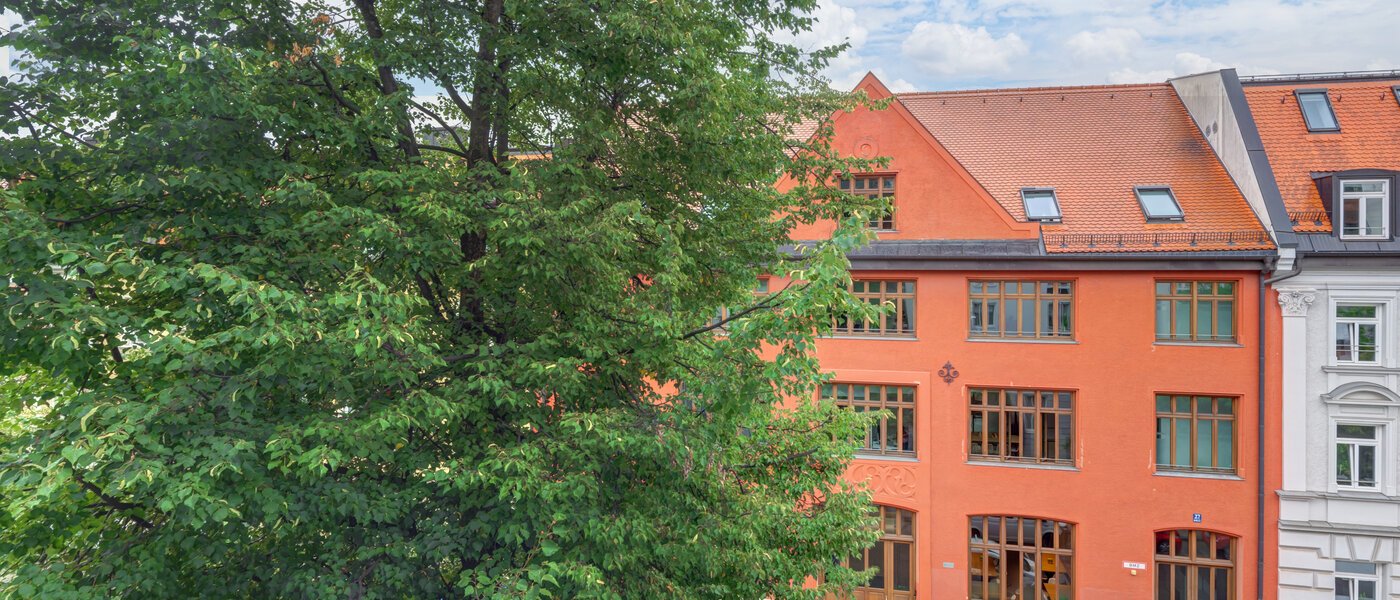 квартира München Haidhausen 02 вид из окна 7485