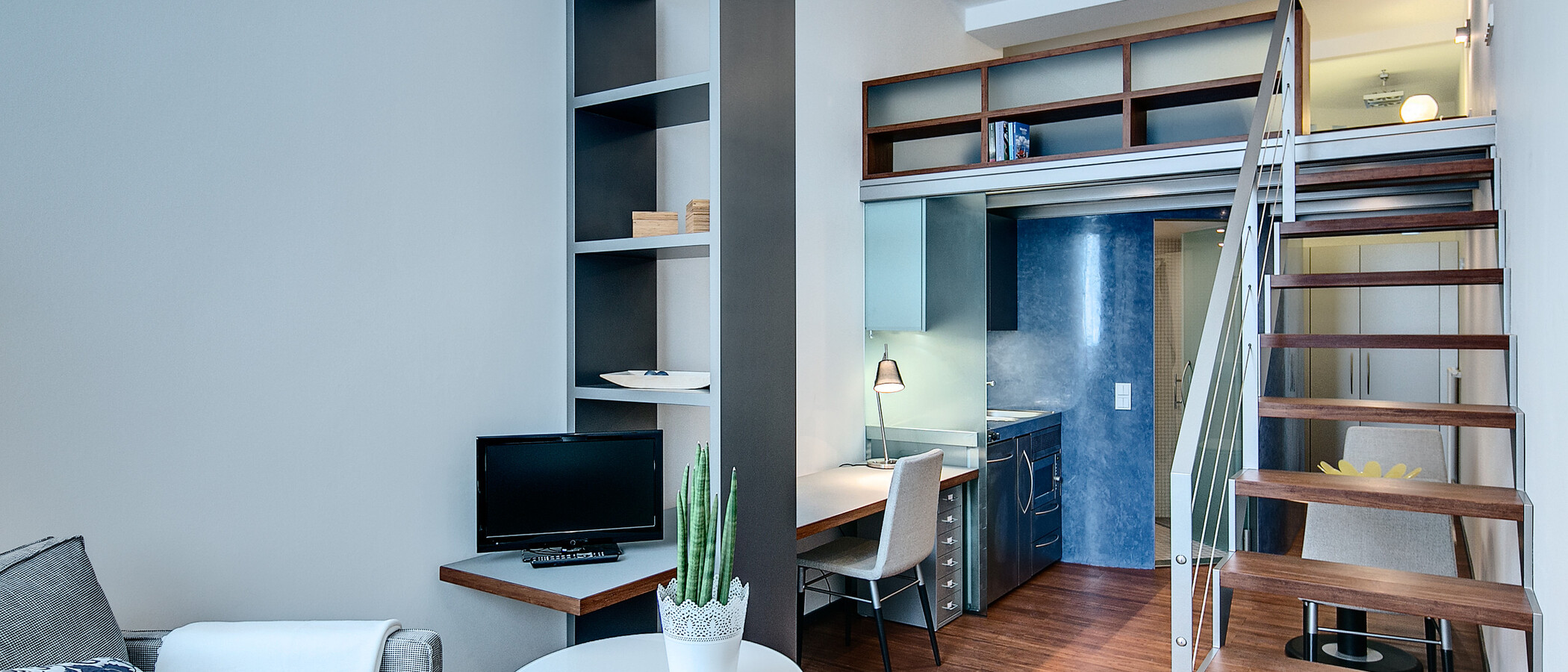 квартира München Parkstadt Bogenhausen 02 гостиная 7491