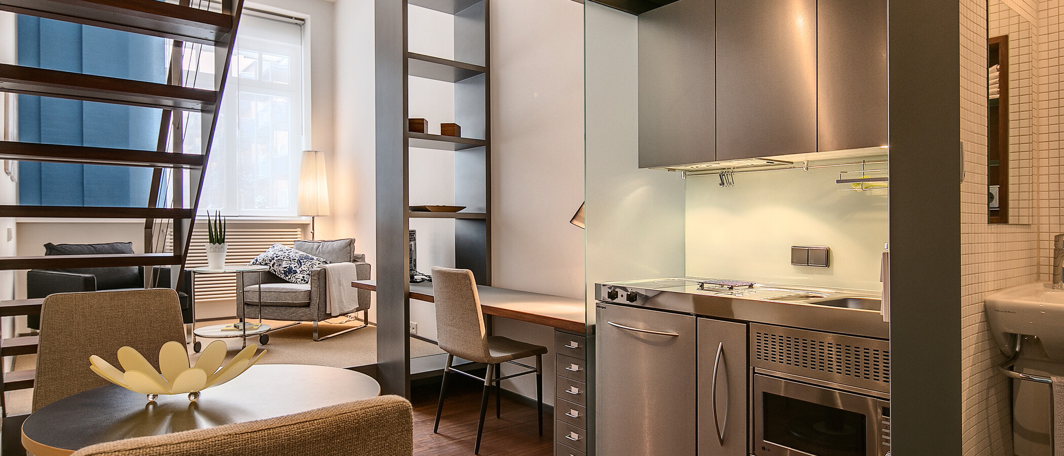 квартира München Parkstadt Bogenhausen 01 кухня 7491