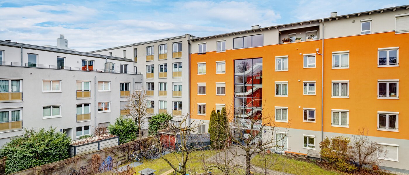 квартира München Sendling-Westpark 02 вид из окна 7493