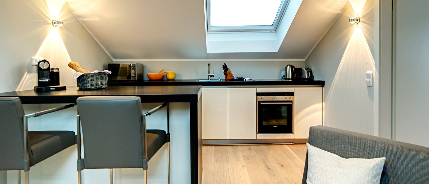 мансардная квартира München Trudering 01 кухня 7503
