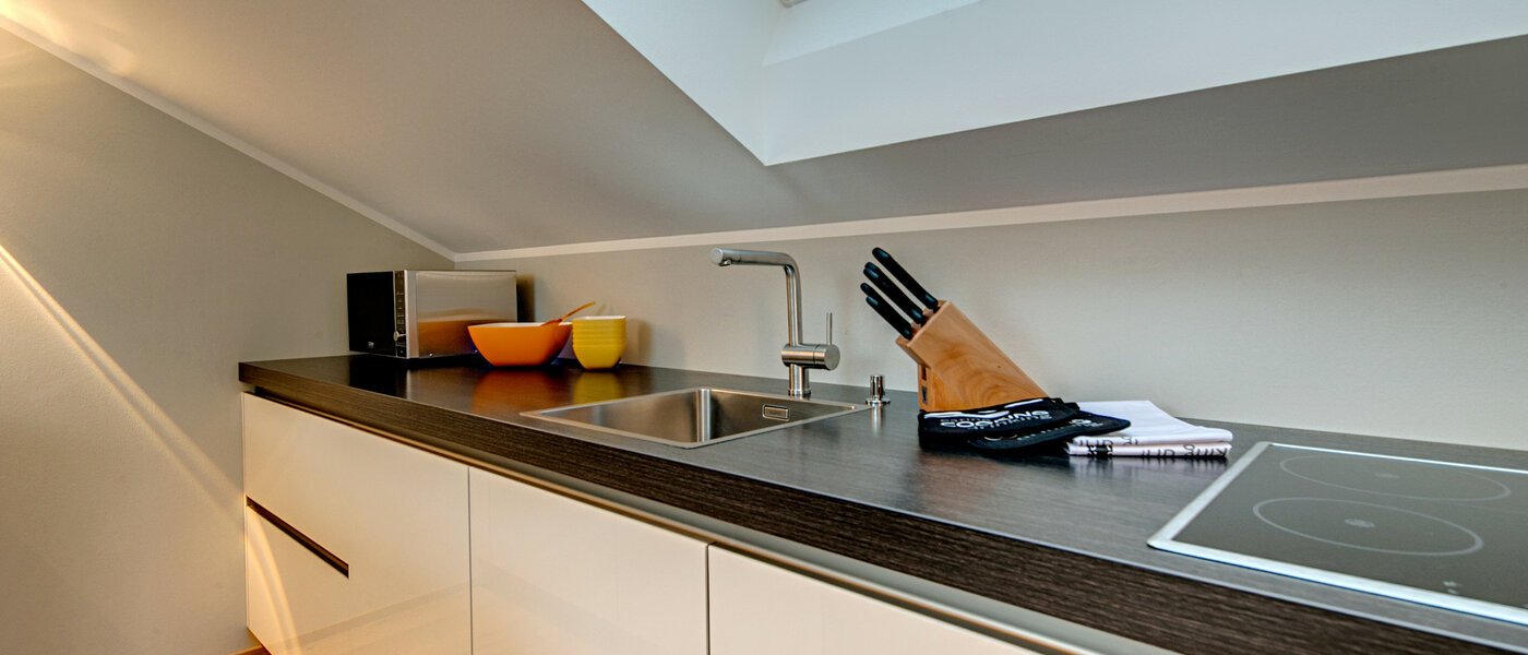 мансардная квартира München Trudering 03 кухня 7503