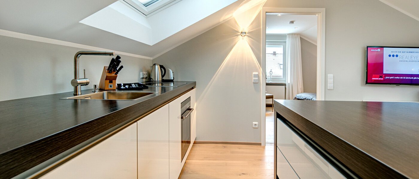 мансардная квартира München Trudering 04 кухня 7503