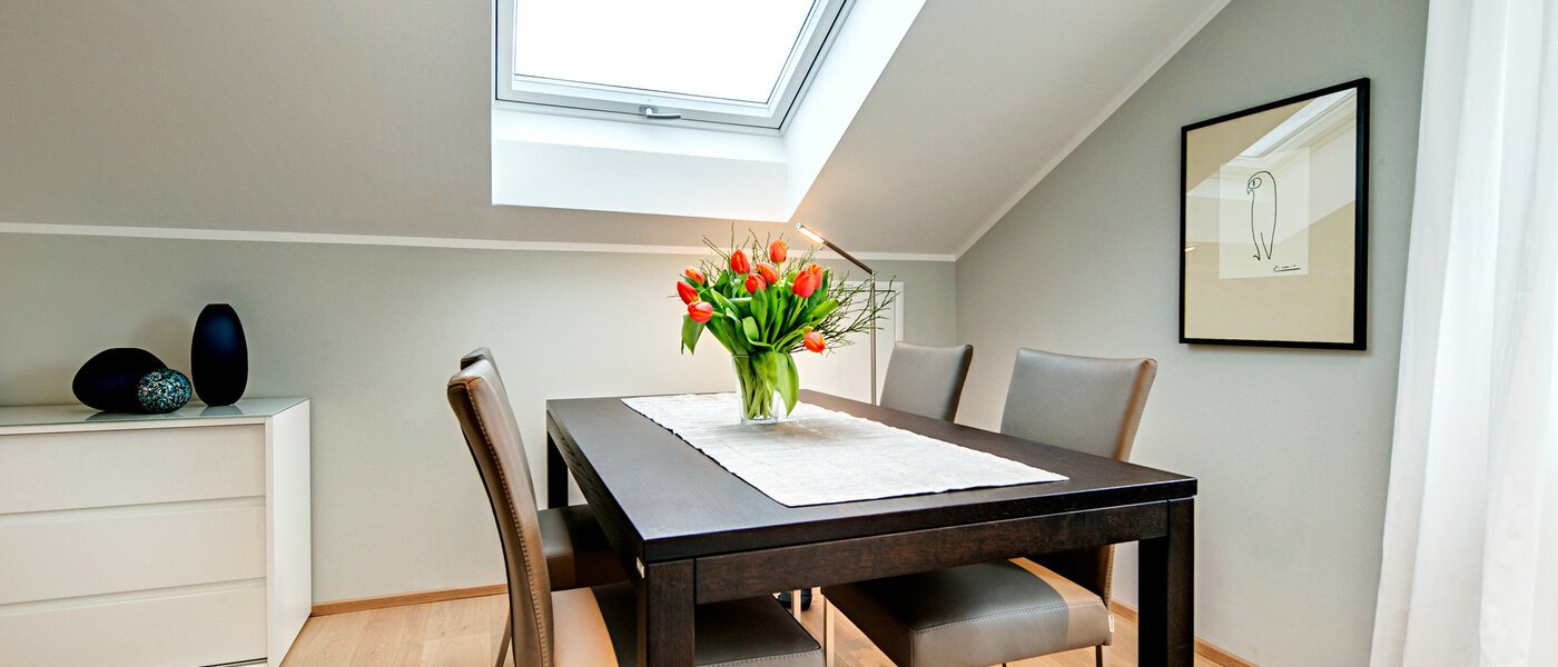 мансардная квартира München Trudering 02 столовая 7503
