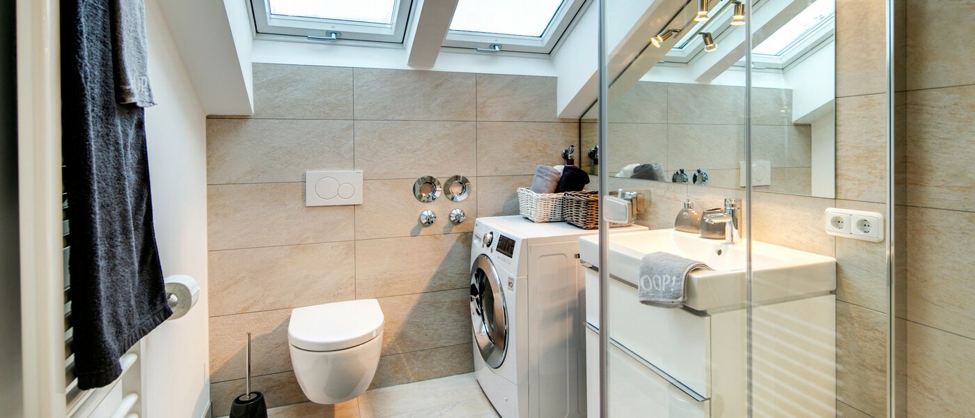 мансардная квартира München Trudering 01 ванная комната 7503