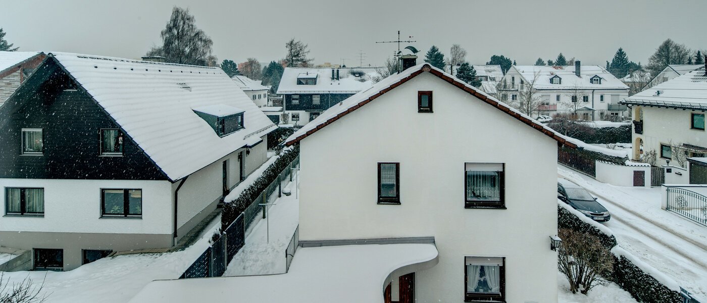 мансардная квартира München Trudering 02 вид из окна 7503